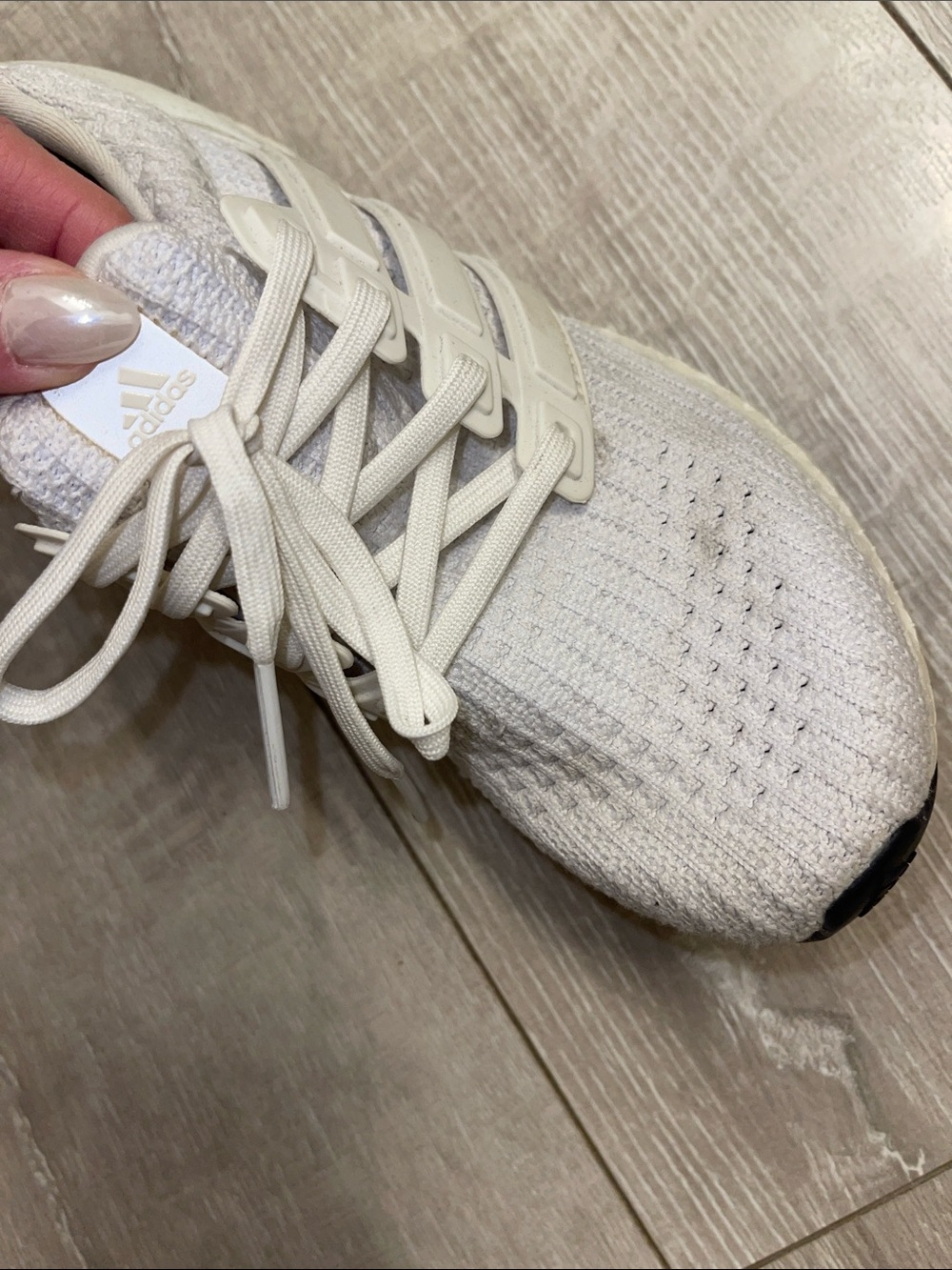 🪞🤍Adidas Ultraboost Primeknit Sneakers in white 5.5- barely worn!🤍🪞 - Picture 8 of 8